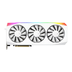 XFX Radeon RX 9070 XT OC Mercury Magnetic Air 16GB GDDR6 Blanc 3 ventilateurs HDMI 2.1 3 DisplayPort Carte graphique