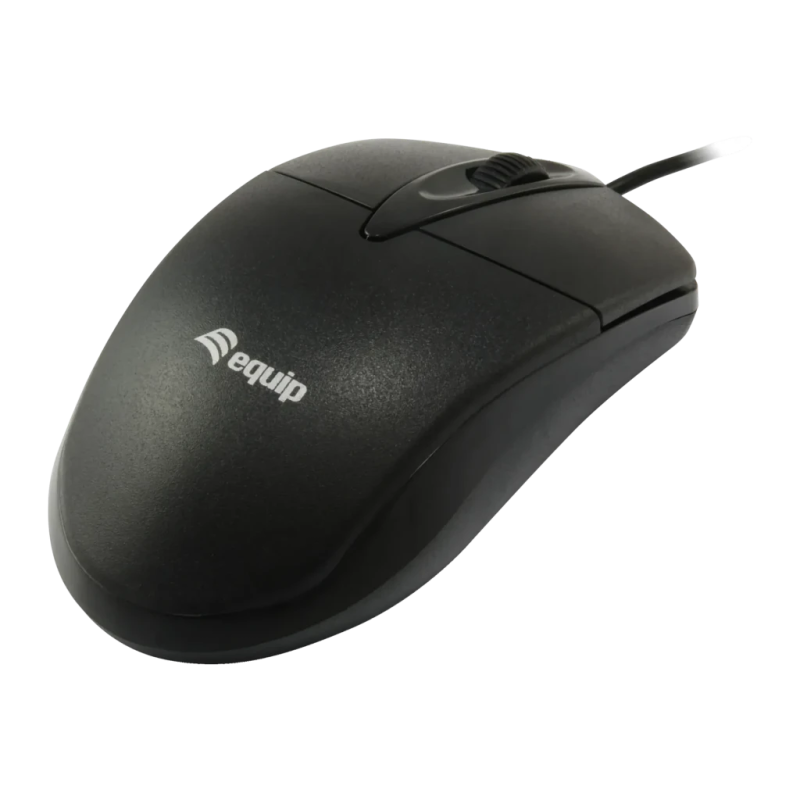 Equip Noir Câble USB 245102 1000 DPI 3 boutons 90 g Souris