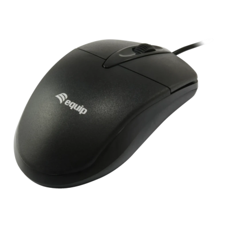 Equip Noir Câble USB 245102 1000 DPI 3 boutons 90 g Souris
