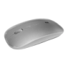 SUBBLIM Dual Flat Mouse Argent Bluetooth 2,4G 1600 DPI 4 boutons Souris silencieuse sans fil