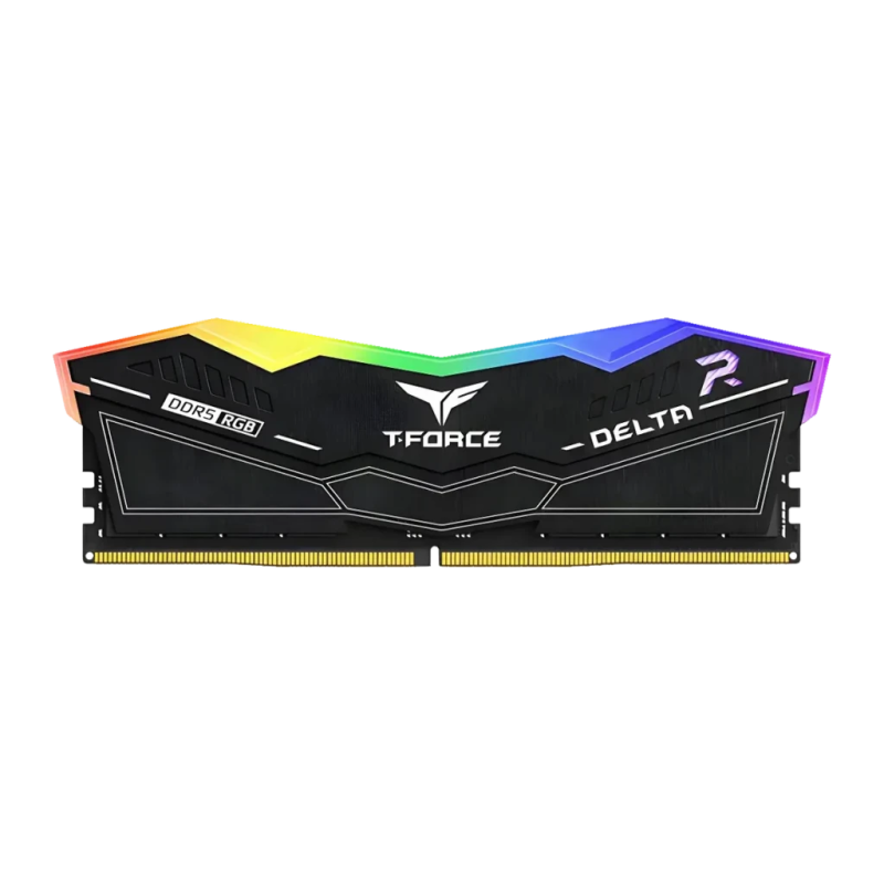 Team Group T-Force Delta RGB DDR5 6400MHz 32GB (2x16GB) CL40 Noir Mémoire RAM