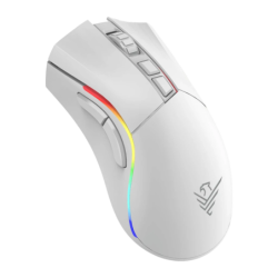 Phoenix Technologies Void Elite 2,4 GHz 19000 DPI RGB Blanc 7 boutons 95 g Souris gaming sans fil