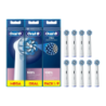 Têtes de rechange Oral-B Pro Sensitive Clean Pack 9 Unités Extra-doux Blanc