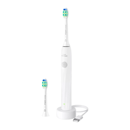 Philips Sonicare 2100 336h 1 Mode HX4022/01 Blanc 2 vitesses Brosse à dents électrique