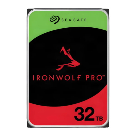 Seagate IronWolf Pro ST32000NT000 32TB Noir 3,5 pouces 7200rpm Disque dur