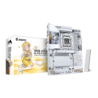 Gigabyte B850 AORUS Elite-P ICE AMD AM5 DDR5 ATX WiFi 7 Blanc 2,5G Ethernet 4 emplacements M.2 Carte mère