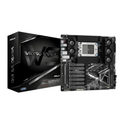 ASRock WRX90 WS EVO DDR5 Socket sTR5 SSI EEB Sans WiFi Noir 2 emplacements M.2 Carte mère
