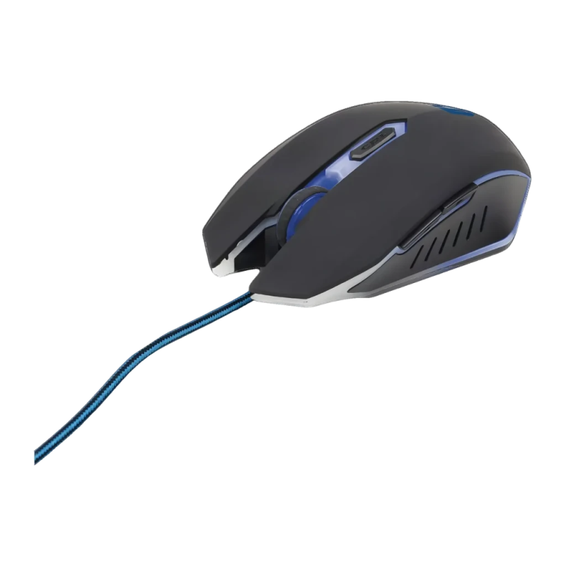Gembird 2400 DPI LED Bleu MUSG-001-B 6 boutons 120 g Souris gaming