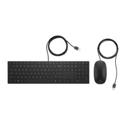 HP Pavilion 400 Noir filaire USB Clavier et souris