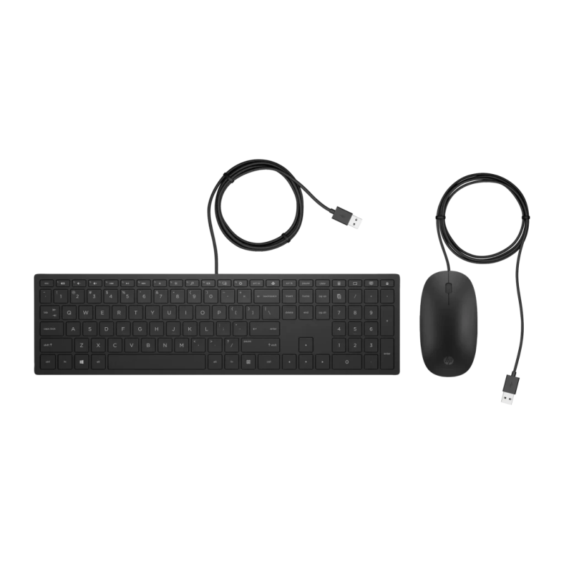 HP Pavilion 400 Noir filaire USB Clavier et souris
