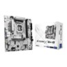 ASRock B760M-X Gen5 Intel B760 LGA 1700 DDR5 mATX 2.5GbE Blanc 2,5G Ethernet 2 emplacements M.2 Carte mère