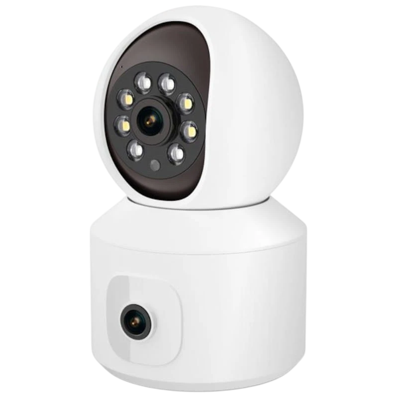 Escam QF010 2+2 MP Blanc WiFi vision nocturne en couleur Caméra de surveillance
