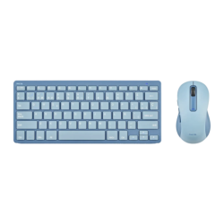 NGS Fantasy Kit Bleu Espagnol Bluetooth + 2,4GHz Clavier et souris sans fil