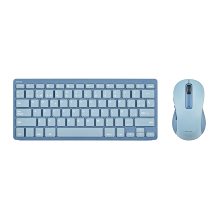 NGS Fantasy Kit Bleu Espagnol Bluetooth + 2,4GHz Clavier et souris sans fil