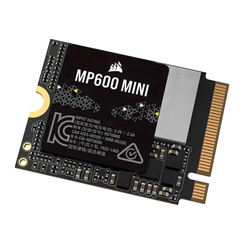 Corsair MP600 Mini 2230 1TB Noir NVMe M.2 PCIe 4.0 SSD