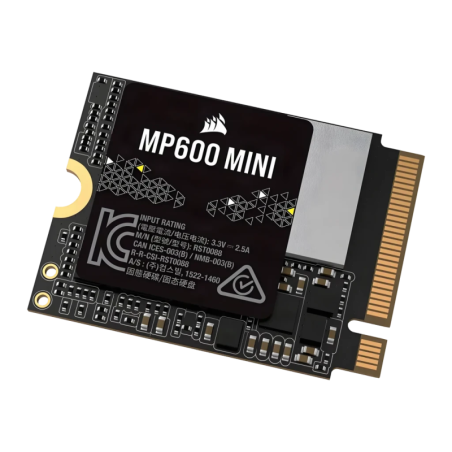 Corsair MP600 Mini 2230 1TB Noir NVMe M.2 PCIe 4.0 SSD