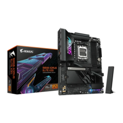 Gigabyte B850 AORUS Elite X3D AMD AM5 DDR5 ATX WiFi 7 Noir 2,5G Ethernet 4 emplacements M.2 Carte mère