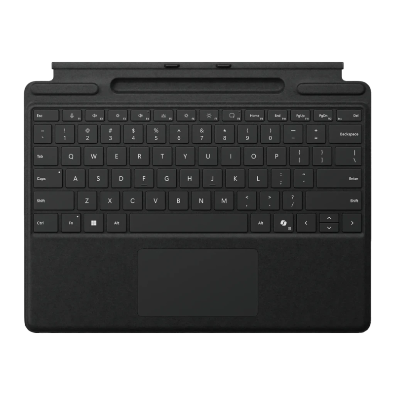 Clavier Microsoft Surface Pro Keyboard avec Pavé Tactile et Alcantara Magnétique Noir
