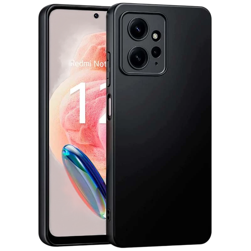 Coque Xiaomi Redmi Note 12 4G Square Liquid Premium Noir