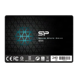 Silicon Power Slim S55 240GB Noir SATA 2,5 pouces 550MB/s SSD