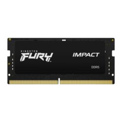 Kingston FURY Impact DDR5 SO-DIMM 32GB (2x16GB) 6400MHz CL38 Noir Mémoire RAM