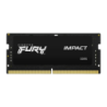 Kingston FURY Impact DDR5 SO-DIMM 32GB (2x16GB) 6400MHz CL38 Noir Mémoire RAM