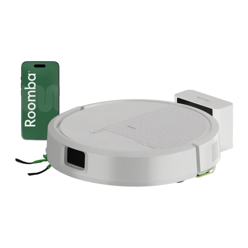 iRobot Roomba Combo 115 Gyroscopique Blanc 15000Pa lavage compatible avec Alexa Robot aspirateur