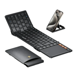 ProtoArc XK01 TP Noir Bluetooth 5.1 QWERTY Espagnol Clavier sans fil