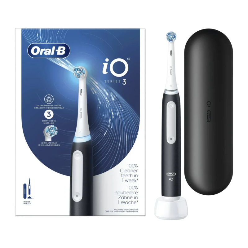 Oral-B iO Series 3 Noir Mat Brosse à dents électrique