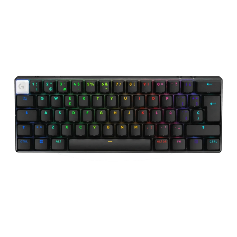 Logitech G PRO X 60 LIGHTSPEED GX Brown RGB Noir 60% Clavier gaming sans fil mécanique