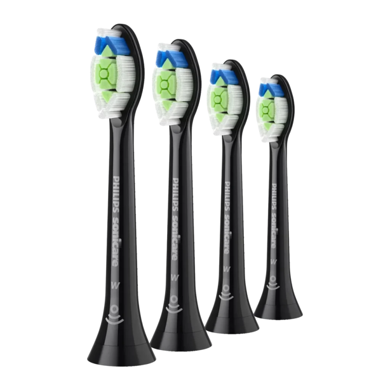 Tête de brosse à dents Philips Sonicare Optimal White Pack 6 Click-on Noir HX6066/88