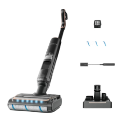 Rowenta X-Clean 7 Sec et Humide GZ5736E0 Noir/Rose 50 min sans fil Aspirateur balai