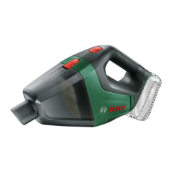 Bosch UniversalVac 18 Noir/Vert sans fil batterie non incluse Aspirateur à main