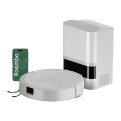 iRobot Roomba 115 Combo + AutoEmpty Dock Blanc 15000Pa lavage 250 min compatible avec Alexa Robot aspirateur