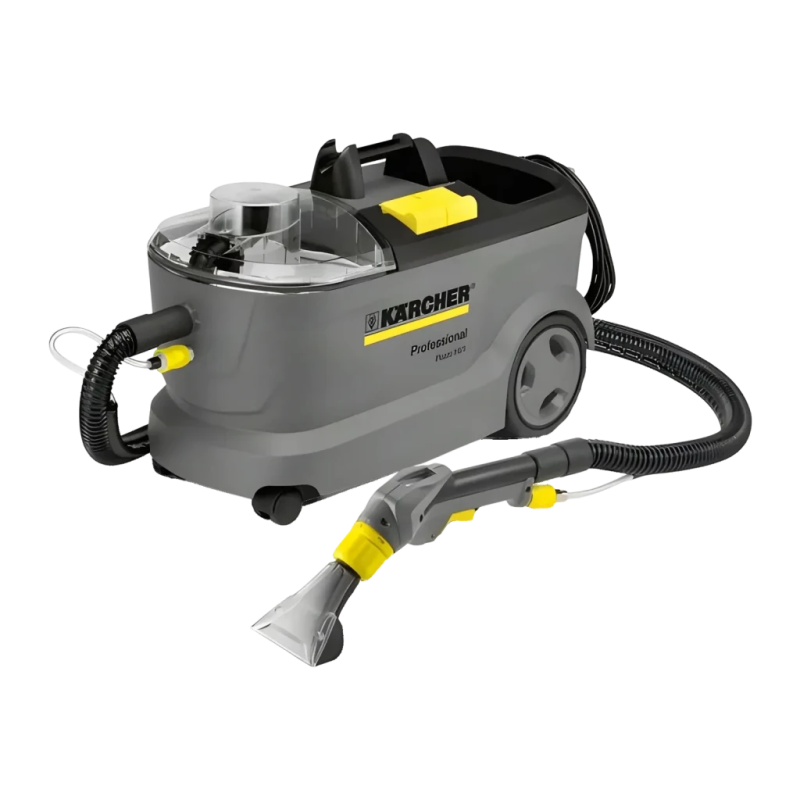 Kärcher Puzzi 10/1 Humide 22 kPa Gris Noir/Jaune 1250W Nettoyeur de moquettes