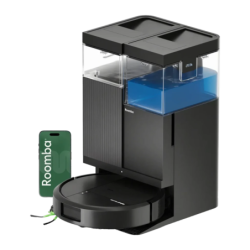 iRobot Roomba Plus 515 Combo Noir 22000Pa LiDAR lavage vidage automatique compatible avec Alexa Robot aspirateur