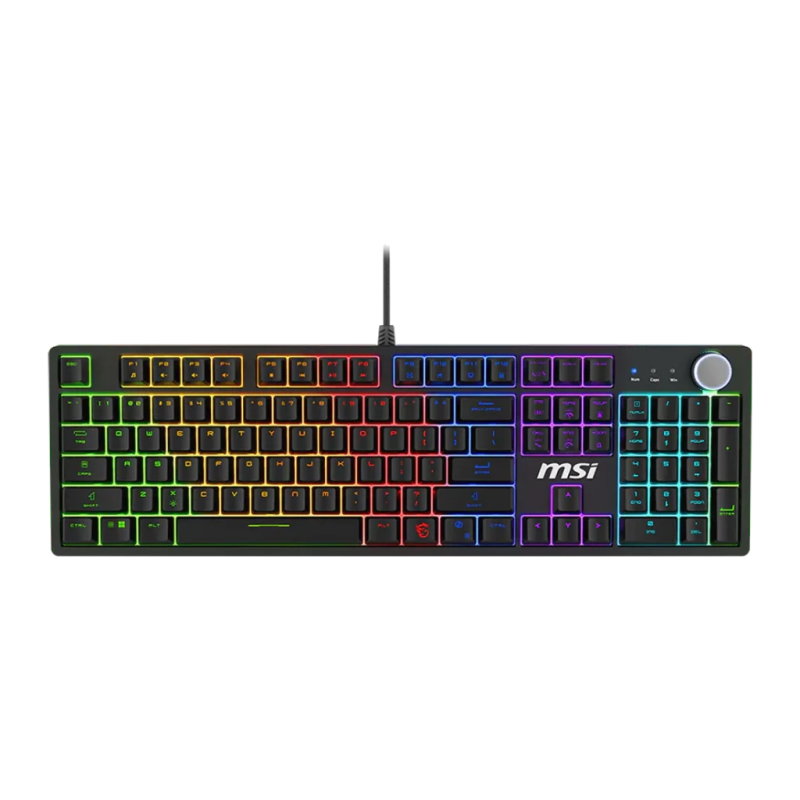 MSI Forge GK320 Red Switch Hot-Swap RGB FR Noir mécanique Clavier gaming