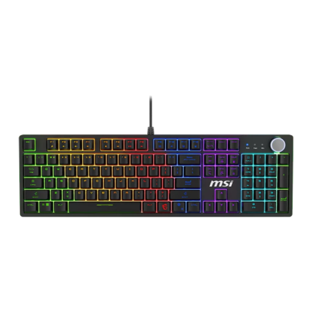 MSI Forge GK320 Red Switch Hot-Swap RGB FR Noir mécanique Clavier gaming