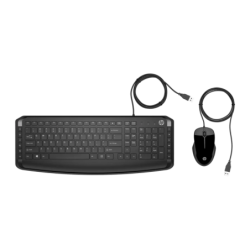 HP 250 Noir Filaire USB Clavier et souris