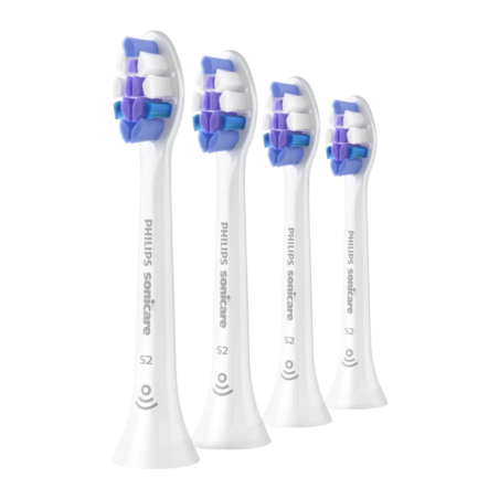 Tête de remplacement Philips Sonicare Sensitive Pack 4 Ultra-douce Click-on Blanc HX6054/87