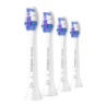 Tête de remplacement Philips Sonicare Sensitive Pack 4 Ultra-douce Click-on Blanc HX6054/87