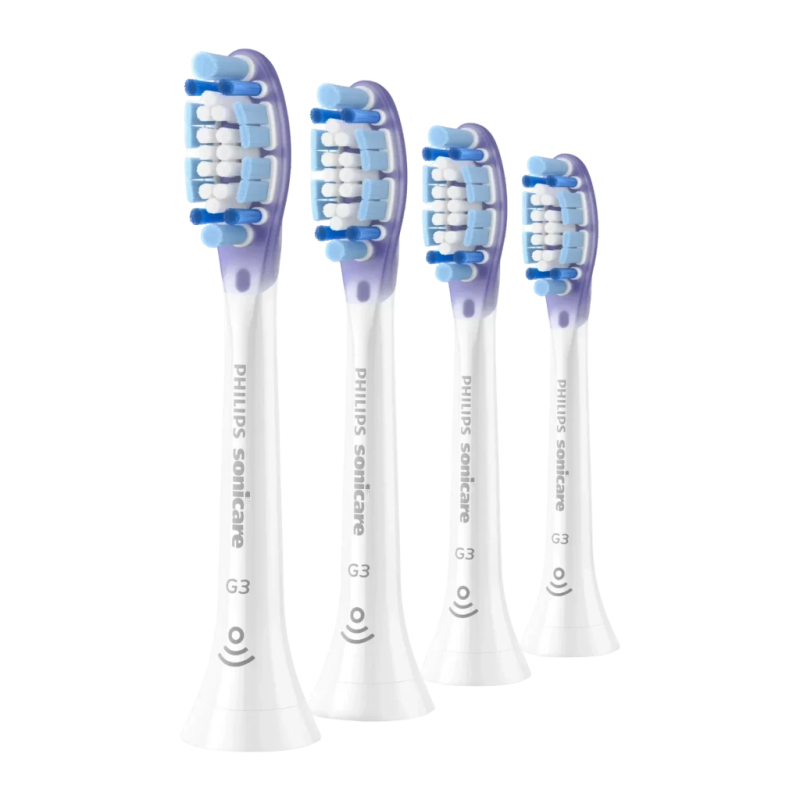 Tête de remplacement Philips Sonicare G3 Premium Gum Care Pack 4 Blanc HX9054/87