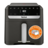 Tefal Easy Fry Mega Compact 7,5L 8 programmes Noir/Argent EY866HE1 écran tactile Friteuse à air