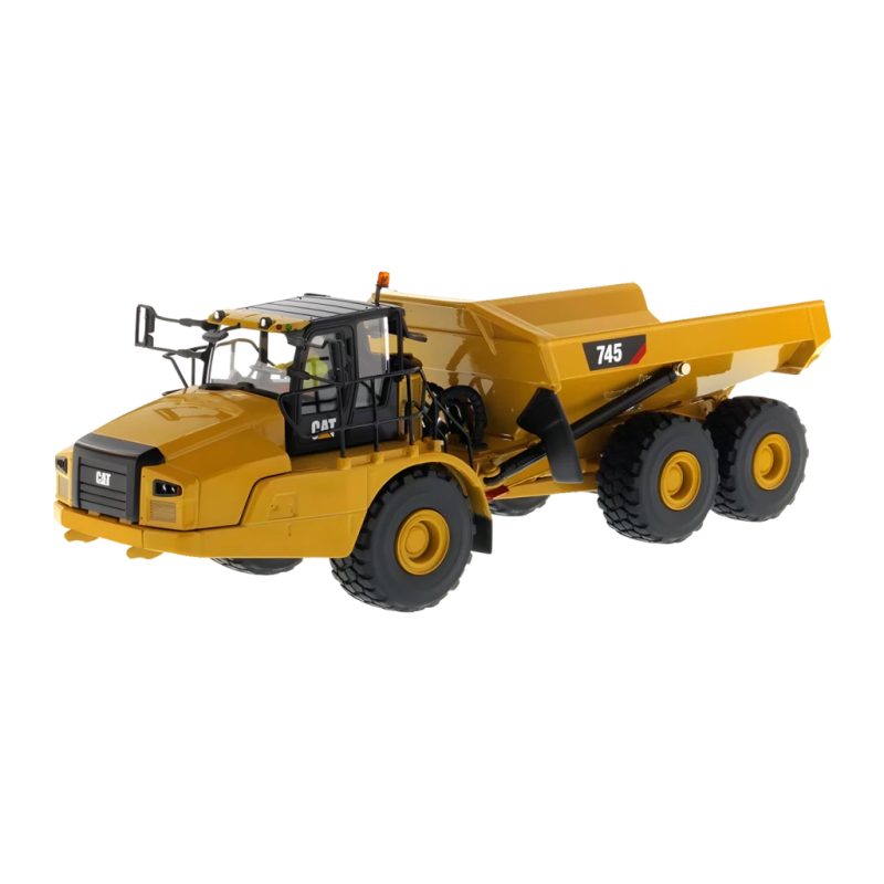 Carrera CAT 745 Articulated Truck 1:24 Jaune 3km/h 25m de portée 600mAh Camion RC