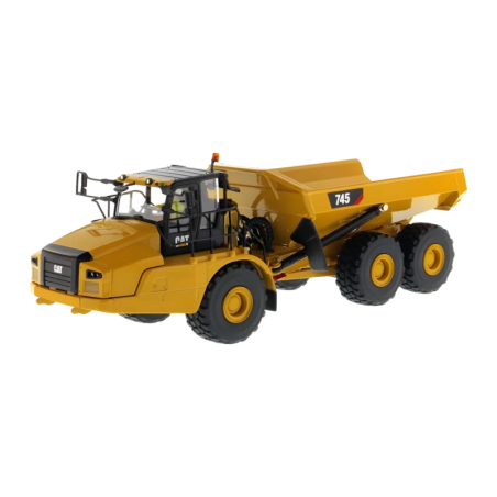 Carrera CAT 745 Articulated Truck 1:24 Jaune 3km/h 25m de portée 600mAh Camion RC