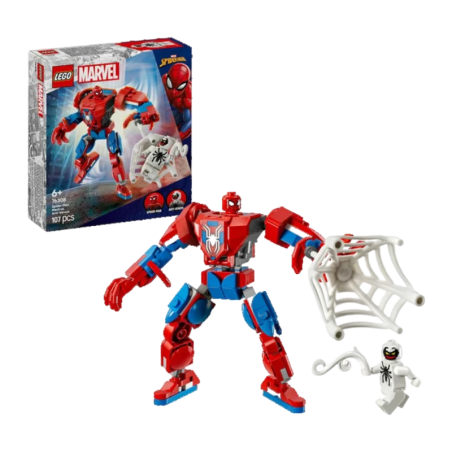 Set LEGO Marvel Spider-Man Mech vs. Anti-Venom 76308 107 pièces 6+ ans