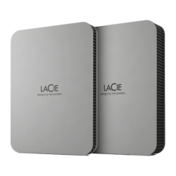 Seagate LaCie Mobile Drive 2022 5TB Argent USB-C 3.2 Gen 1 Disque dur externe