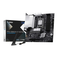 MSI PRO B860M-P WiFi 6E Intel B860 LGA1851 DDR5 mATX Noir 2 emplacements M.2 Carte mère
