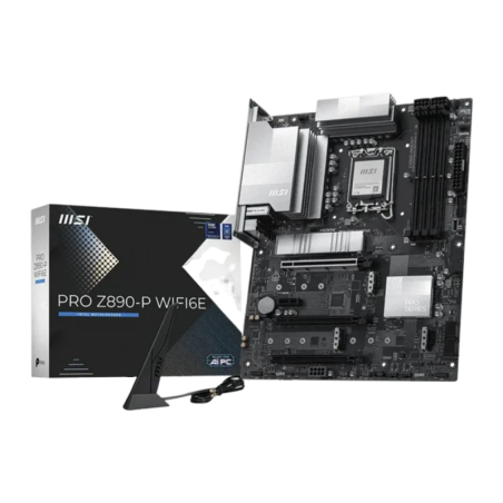 MSI PRO Z890-P WiFi 6E Intel LGA1851 DDR5 ATX Noir 4 emplacements M.2 Carte mère