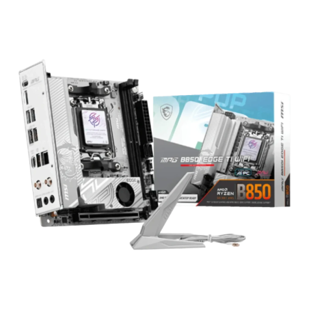 MSI MPG B850I EDGE TI WiFi Mini-ITX AM5 AMD B850 DDR5 Gris 2 emplacements M.2 Carte mère
